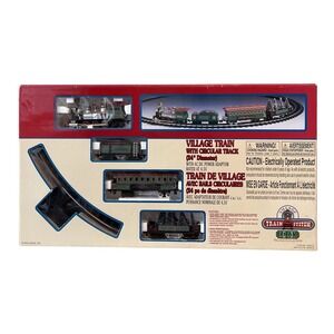 LEMAX Village Collection Train Set 24" Circular Track Christmas Freight 84261